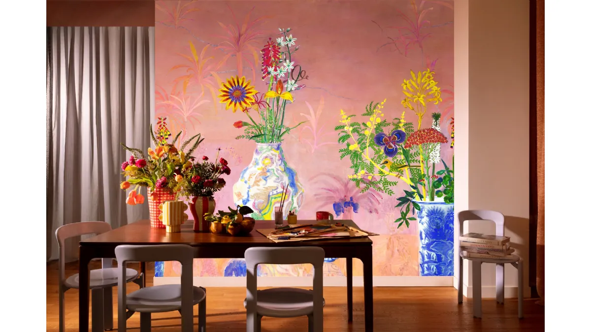 Carta da parati Bloom Wallpaper di Christian Fischbacher