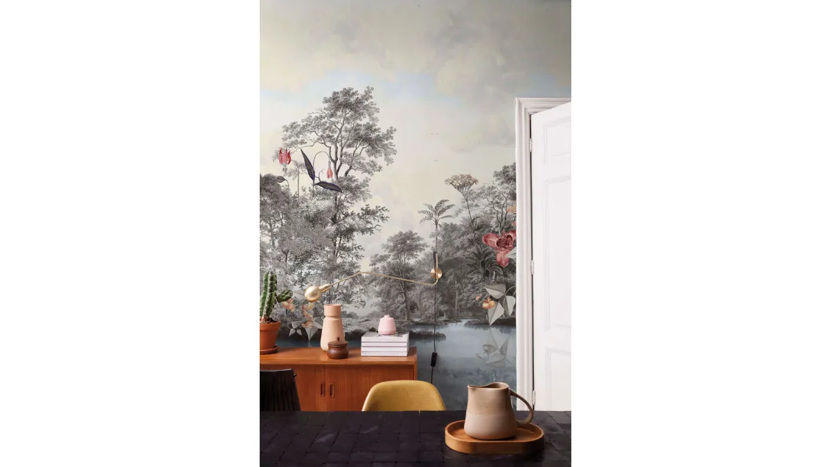 Carta da parati Newtopia Wallpaper di Christian Fischbacher