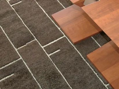 Tappeto moderno realizzato su telaio in legno Burano 02 di Sartori Rugs