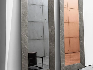 Specchiera rettangolare Denver con cornice in ceramica di Sovet