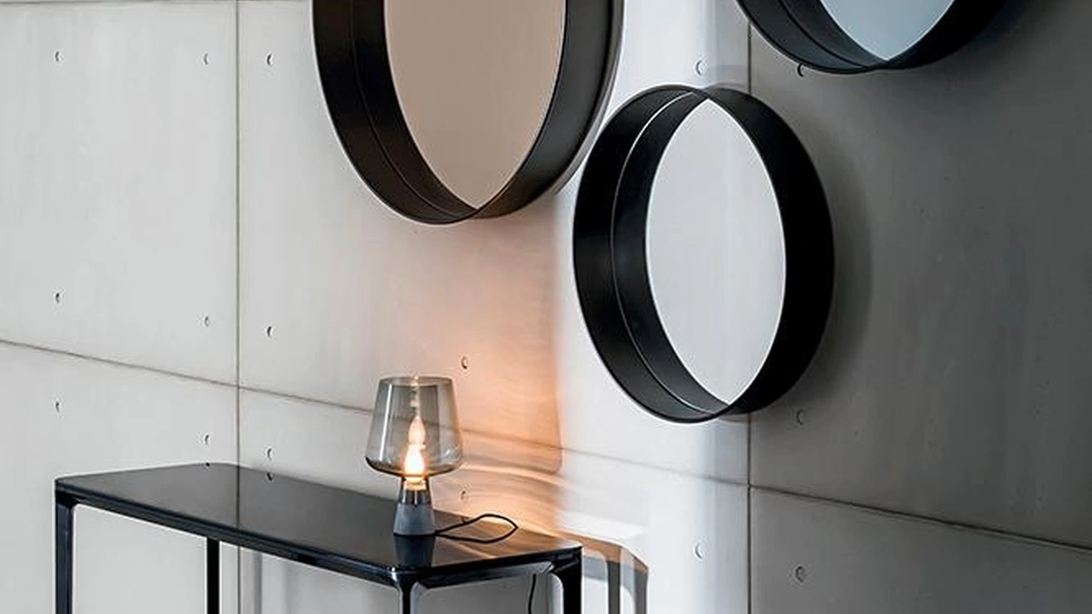 Specchio rotondo in diverse dimensioni Horizon di Sovet