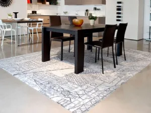 Tappeto di design annodato a mano Nika 04 di Sartori Rugs