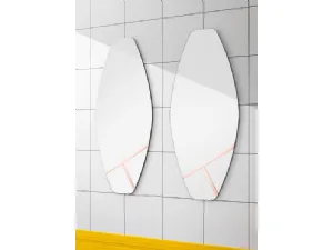 Specchio con decorazione Palmiro di design by Miniforms