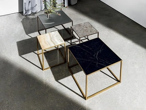 Tavolini Quadro in ceramica di Sovet