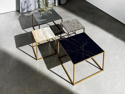 Tavolini Quadro in ceramica di Sovet