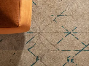 Tappeto Geometric con linee sottili che si intersecano tra di loro di Tonin Casa