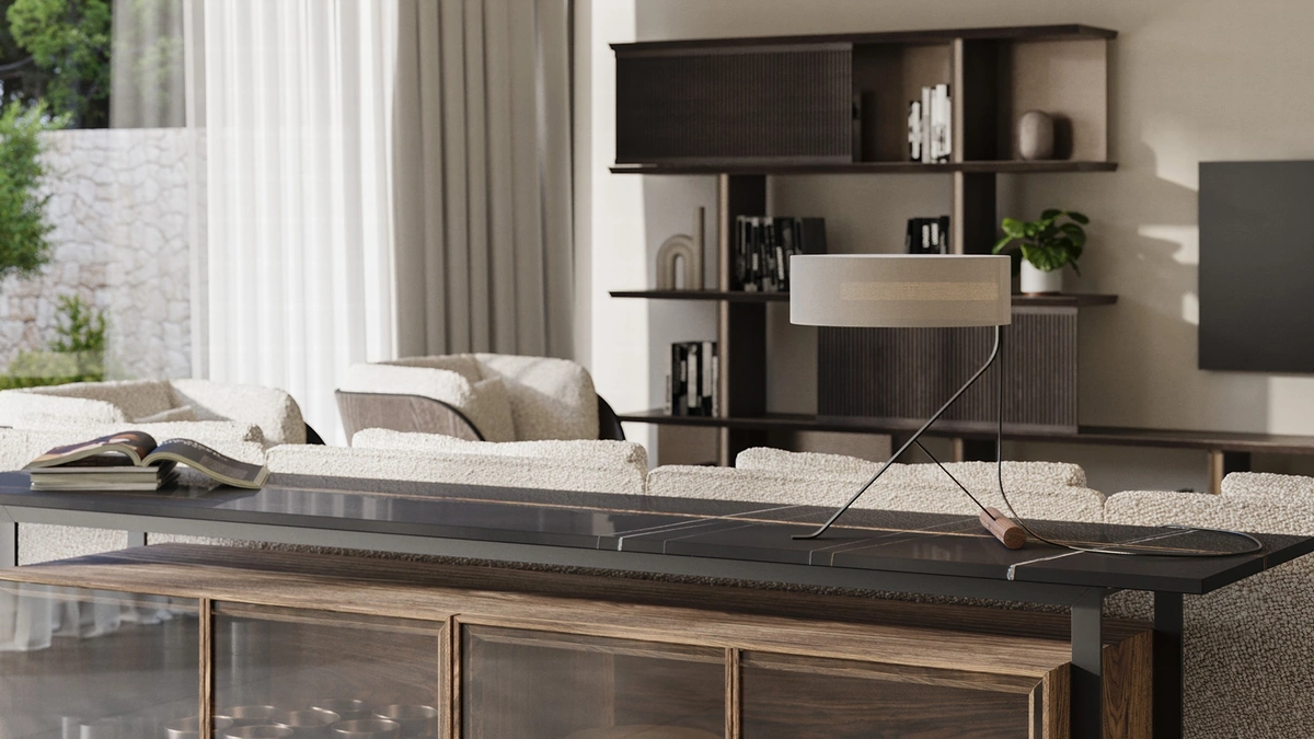 Lampada da tavolo Chicago di Punt Mobles