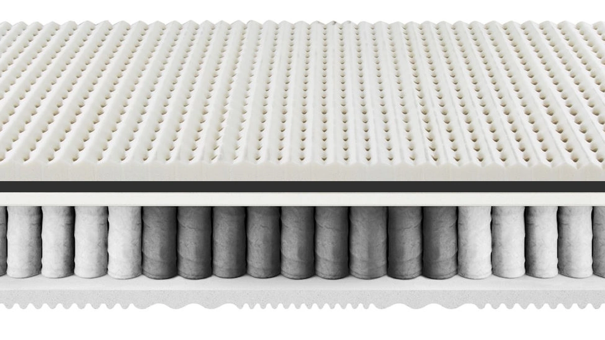 Materasso Galatea a molle insacchettate e lattice di Morfeus