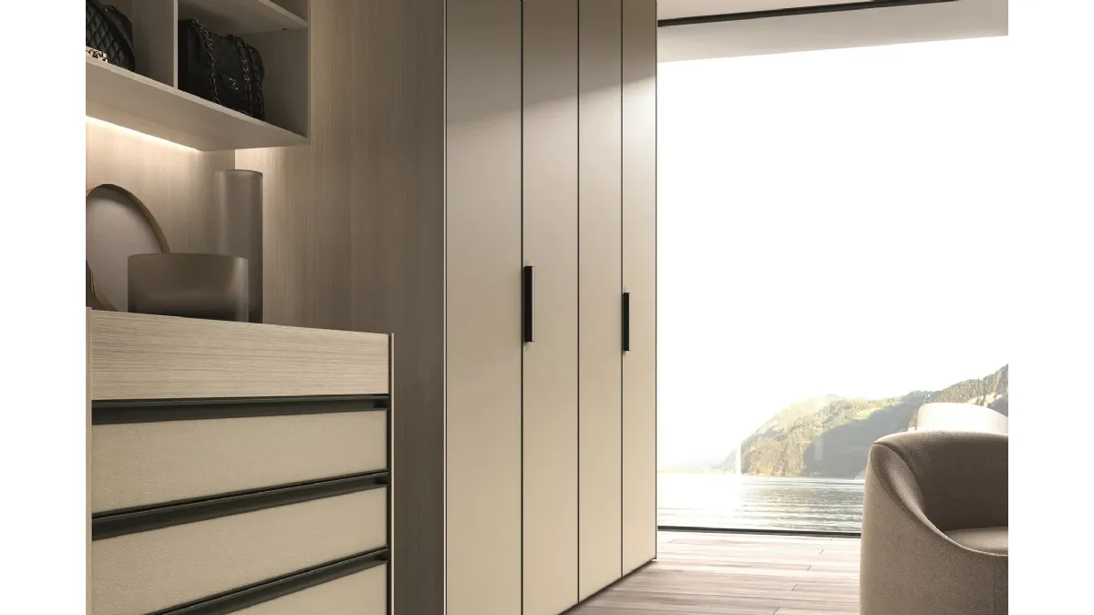 Armadio Coverrivestito in similpelle Erba