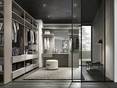 Cabina Armadio Cremagliera GH9025 di Abitare Mobilstella