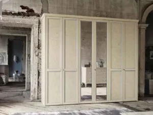 Armadio a muro Eifell in vetro e legno di Ballancin