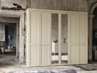Armadio a muro Eifell in vetro e legno di Ballancin