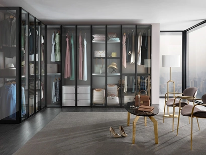 Armadio angolare Evolution di Mobil Più