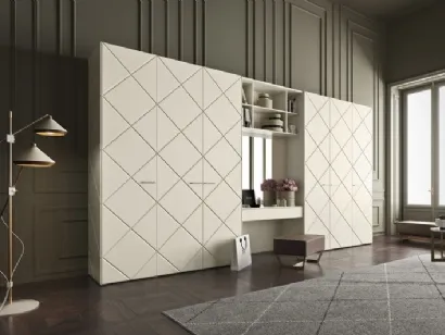 Armadio moderno Gem in legno laccato di Ballancin