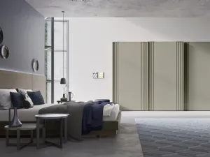 Armadio moderno Madame in legno laccato opaco di Ballancin