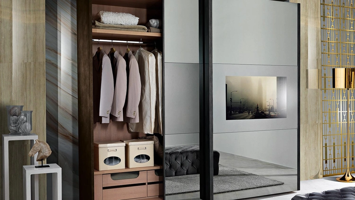 Armadio con ante a specchio Incanto di Mobil Più