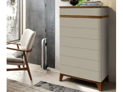 Cassettiera moderna in laccato opaco Atha di Le Fablier