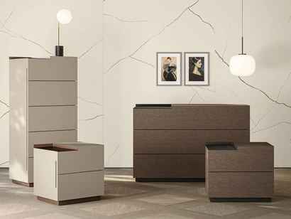 Gruppo Notte City in legno o laccato opaco di Morassutti