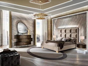 Gruppo Notte rivestito in pelle Incanto di Mobil Più