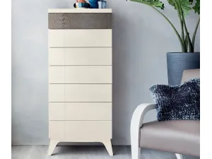 Cassettiera Aneto in legno laccato di Le Fablier