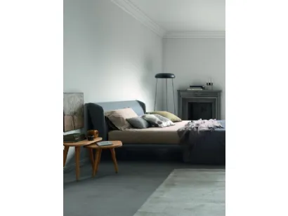 Comodino tavolino in legno di Rovere Avana Stone di Morassutti