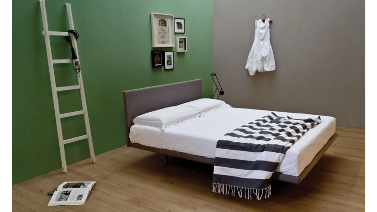 Letto moderno matrimoniale con testiera Erica di Art Salotti