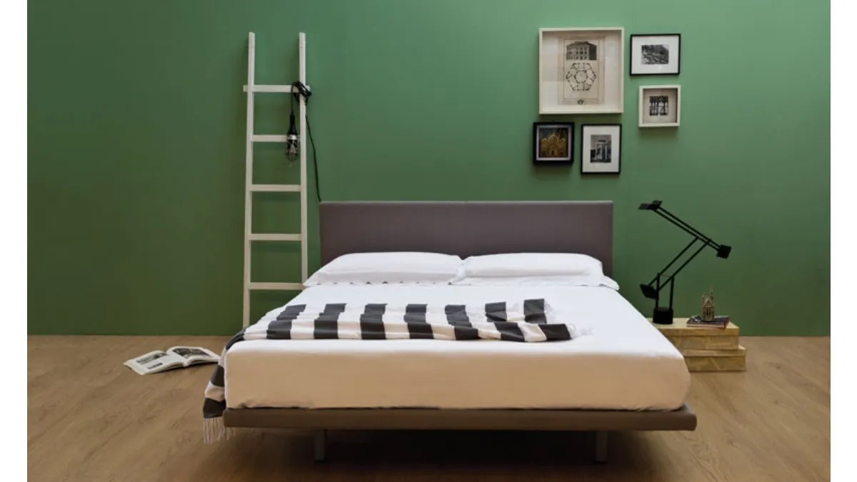 Letto moderno matrimoniale con testiera Erica di Art Salotti