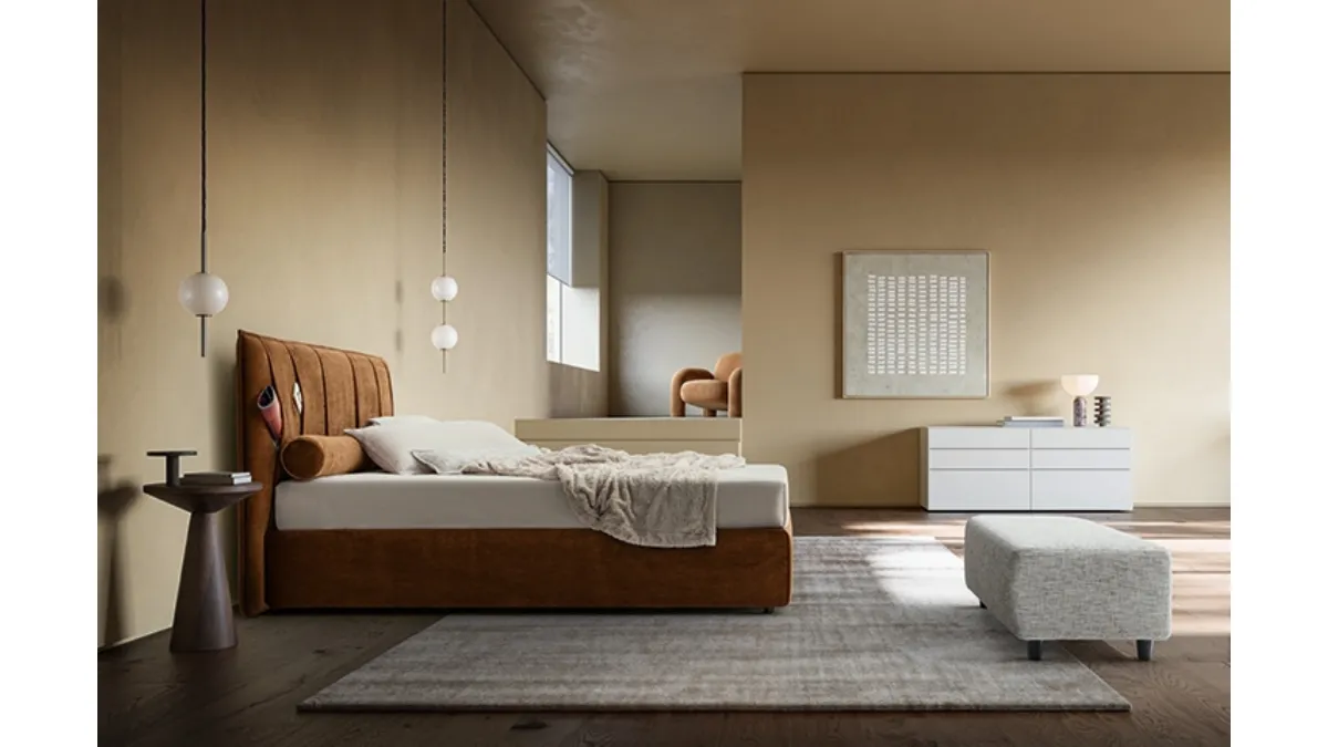 Letto Folder con testiera di Ennerev