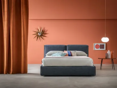 Letto in tessuto imbottito Nolita di Ennerev