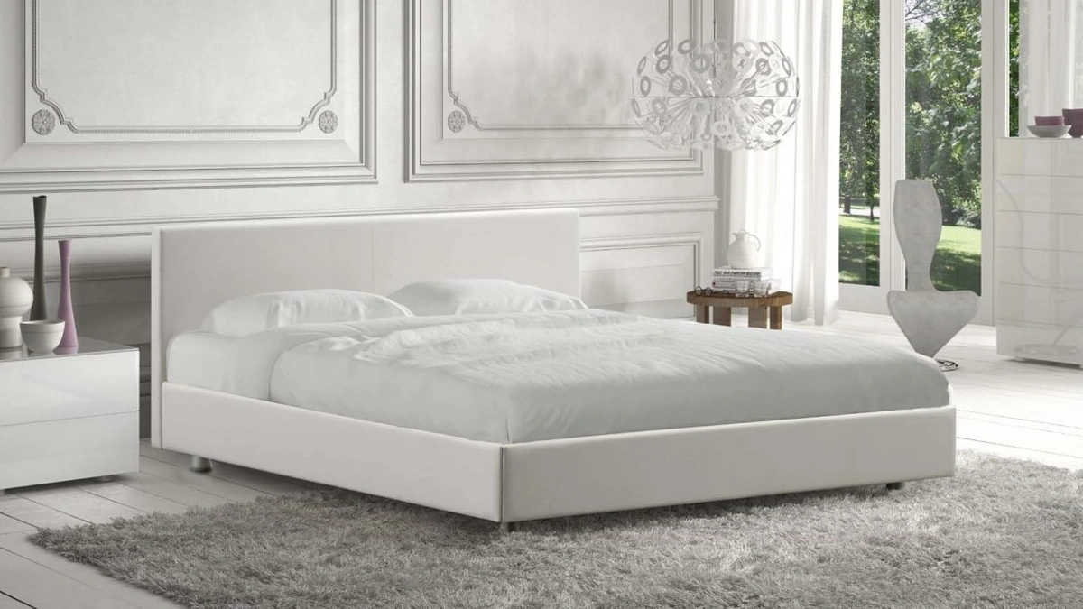 Letto in pelle Orazio di Majerna Letti