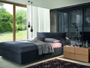 Letto matrimoniale imbottito Piuma Trapuntato di Morassutti