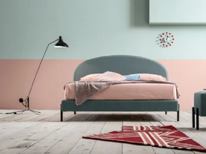 Letto con testiera arrotondata Richmond di Ennerev