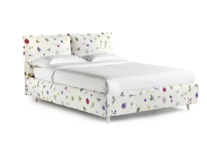 Letto in tessuto a fiori con contenitore So Wild di Noctis