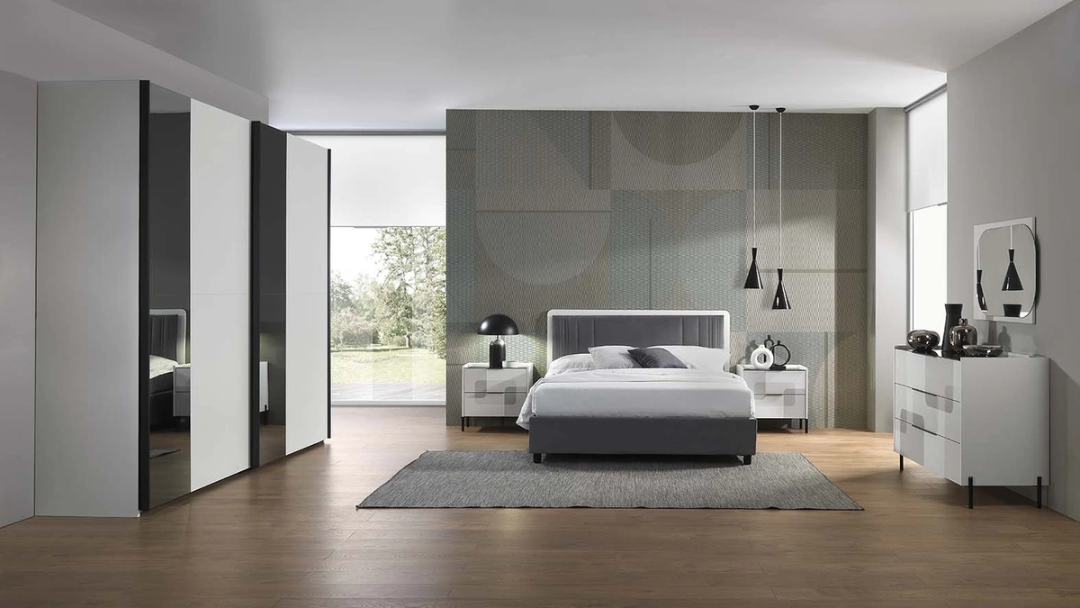 Letto con box contenitore Stella Imbottito di Mobil Più