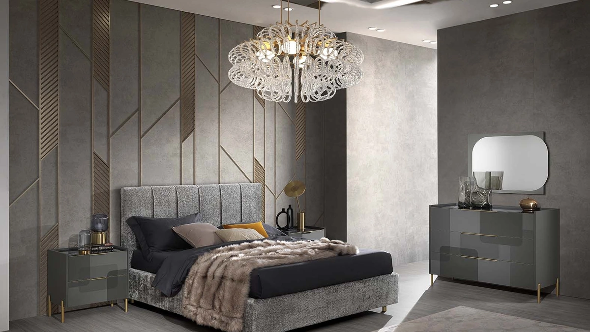 Letto imbottito Stella Luxury di Mobil Più