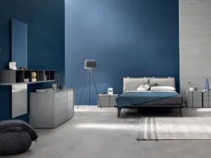 Letto moderno Volo in legno di Ballancin