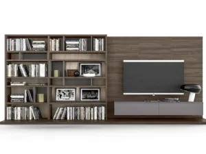 Libreria African Wood GF5065A di Abitare Mobilstella
