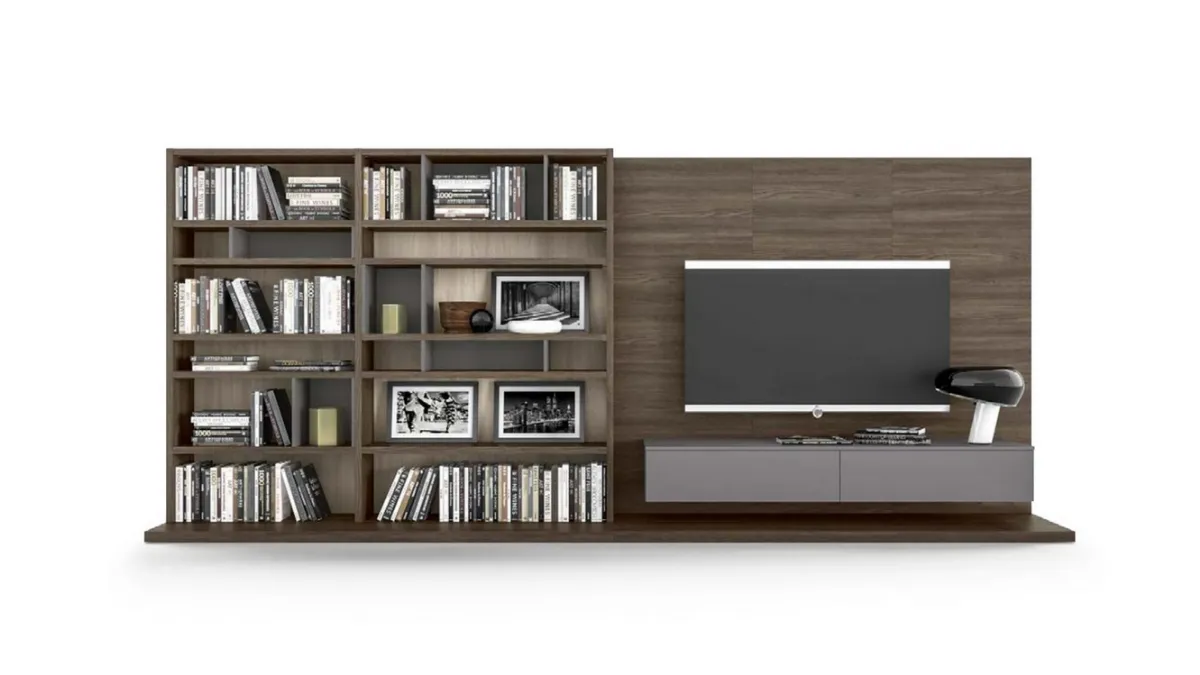 Libreria African Wood GF5065A di Abitare Mobilstella