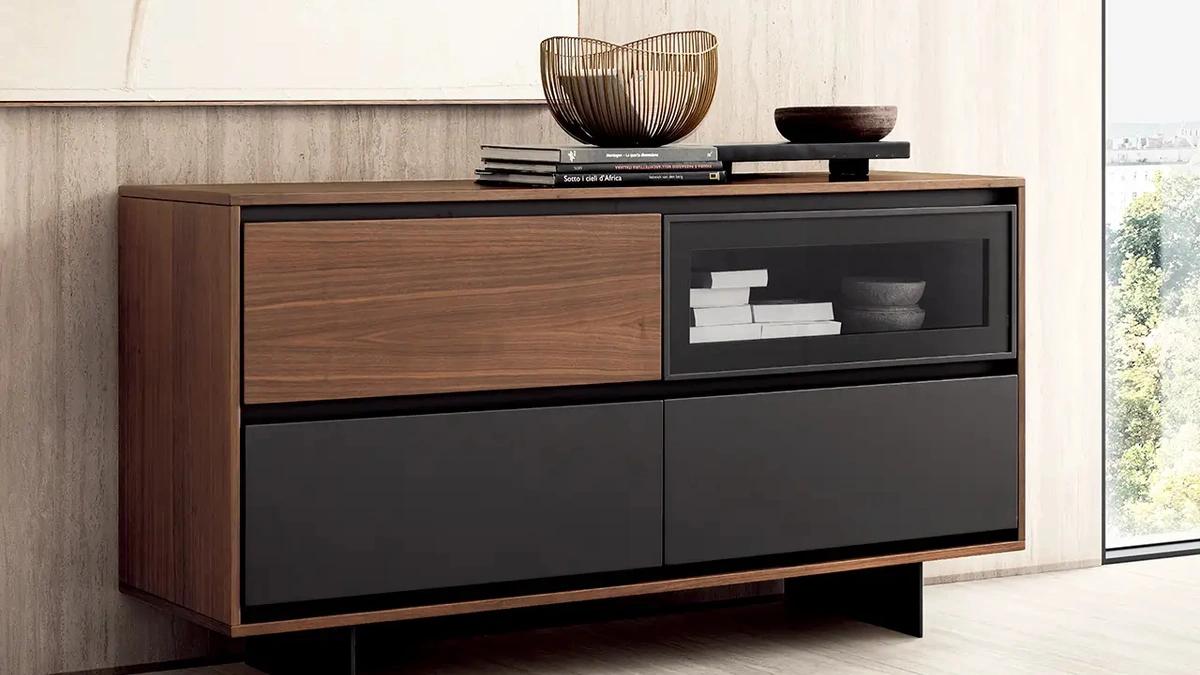 Madia in legno e laccato Astra di Le Fablier