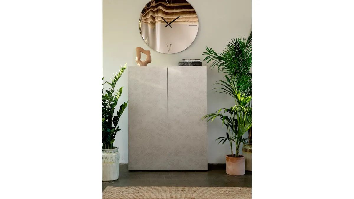 Madia Coated in legno con lavorazione spazzolata di Tonin Casa