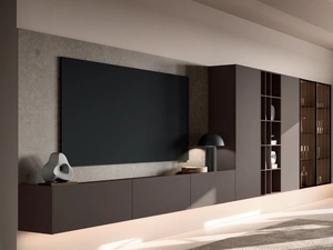 Parete Attrezzata sospesa DA45 Moka di Dall'Agnese