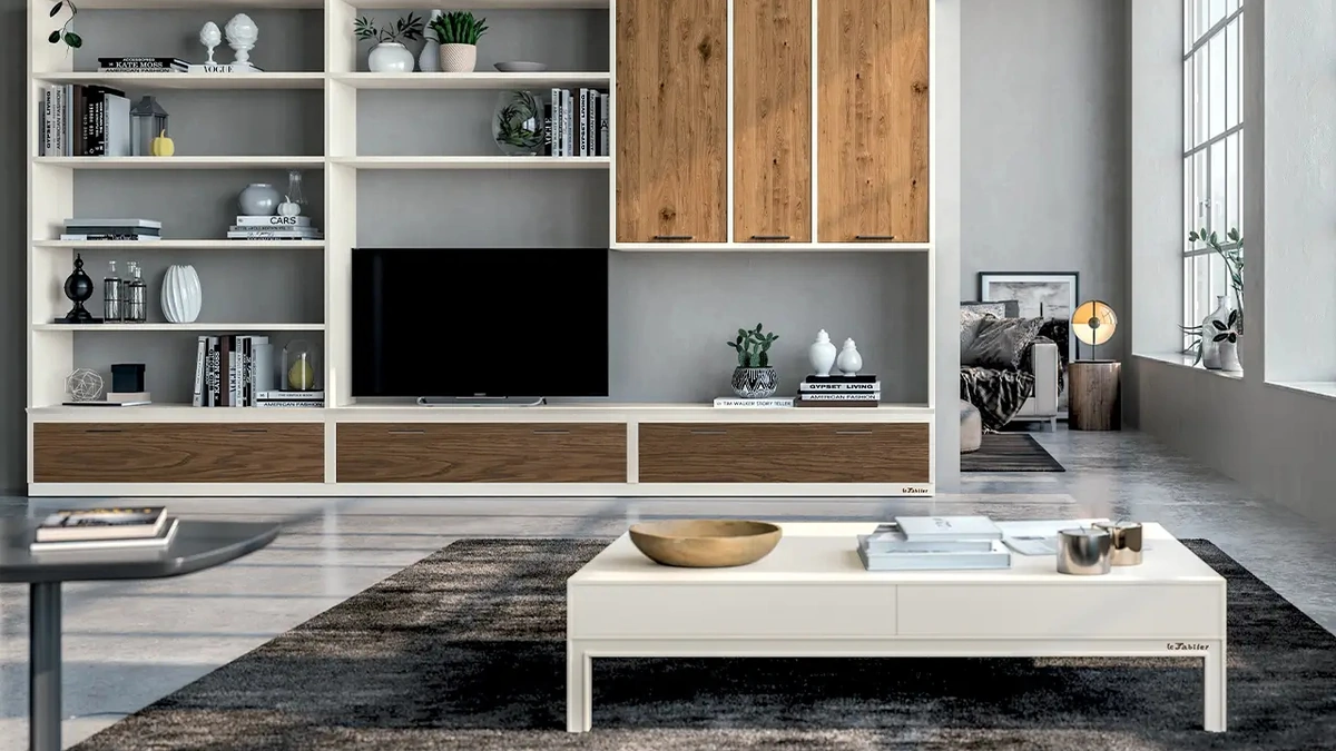 Parete Attrezzata Melograno composizione 95 di Le Fablier