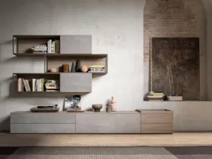Parete attrezzata GF1115 di Abitare Mobilstella