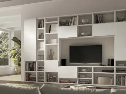 Parete attrezzata GF5050 di Abitare Mobilstella