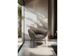 Poltroncina in pelle  Jill di Franco Ferri