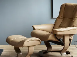 Poltrona relax in pelle con imbottitura ultra morbida Mayfair di Stressless