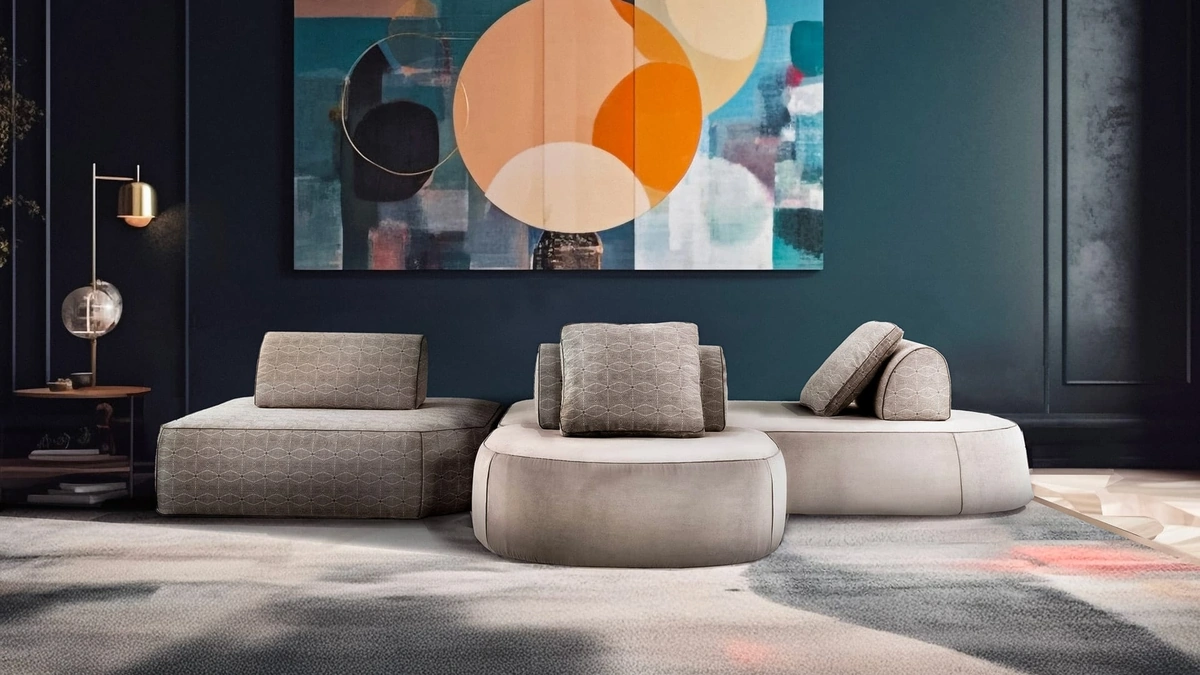 Divano componibile Insula di Cava Divani