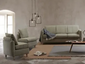 Divano Letto lineare in tessuto Italo di Vitarelax