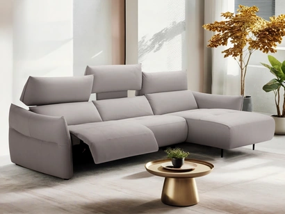 Divano relax con penisola Losanna di Franco Ferri