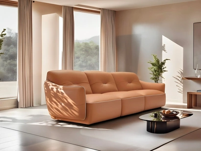 Divano lineare Lux di Franco Ferri